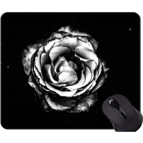 Gaming Mouse Pad Custom,Floral intoxicating nature -Stitched Edges