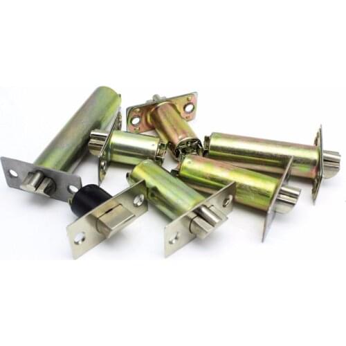 Round Door Handle Door Knobs Lock Accessories Stainless Steel Entrance Passage Door Lock lock tongue lock core