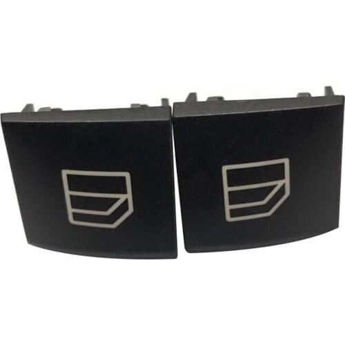 2Pcs Car Driver Window Switch Repair Button Cap Cover for Mercedes B Class W245 ML GL R Class