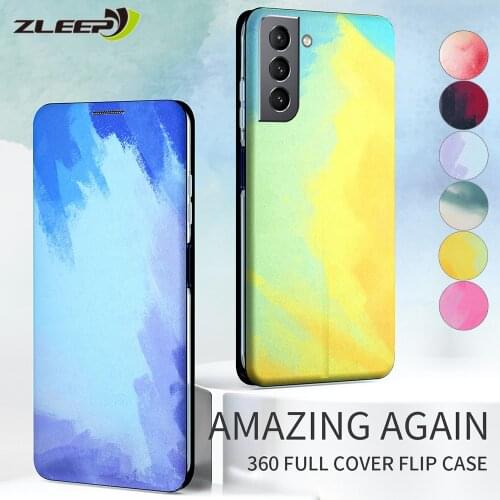 Flip Strong Magnetic Case For Samsung Galaxy S21 S20 FE S10 S9 Plus Ultra Note20 Anti-fall Leather Card Holder Phone Bags Cover