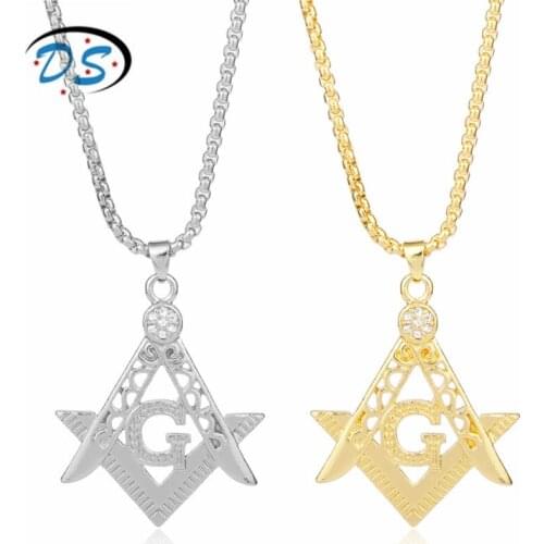 Masonic Free-Mason Freemasonry Fashion Jewelry Necklace Pendant Collier Unisex Gift