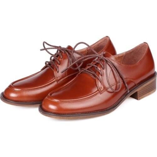 BLXQPYT Zapatos De Fashion Women Mujer Geunine Cow Leather Lower Heels Sexy Pointed Toe Party Ladies Dress Shoes Pumps 625