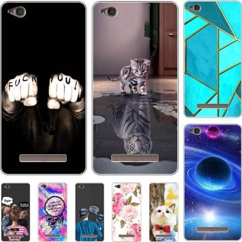 New Silicone Phone Case For Xiaomi Redmi 4A 5.0" Case For Xiaomi Redmi 4X 5.0" Cartoon Hard Matte Back Cover Phone Shell Coque
