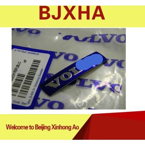 Original Adhesive Steering Wheel Logo Badge Sign 46x10.5mm FOR Volvo S60 S80 V40 V60 XC60 XC90 OEM 31467395