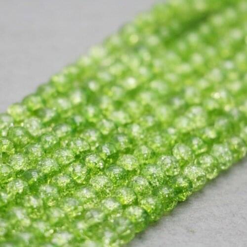 Natural Stones Green Crystal beads loose Bracelet Necklace Accessories for women girls Ladies hand chain Jewelry making design
