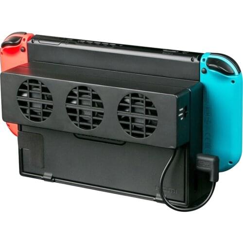Cooling Fan for Nintendo Switch NS Original Stand Game Console Dock Cooler with 3-Fan USB Cooling Fan for Nintend NS NX