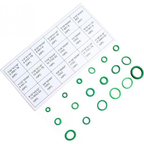 Rubber 270Pcs 18 Sizes O-ring Kit Metric O Ring Seals Nitrile Air Conditioning Repair For HONDA SUZUKI KIA RENAULT INFINITI JEEP