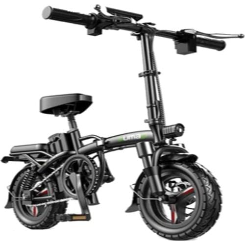 48v High-Carbon Steel Folding And Shock-Absorbing Smart Mobility Electric Bicycle Suitable for General