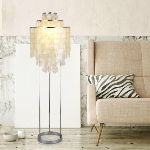 Modern Nordic Natural shells floor lamp Bedroom standing Shell lamps