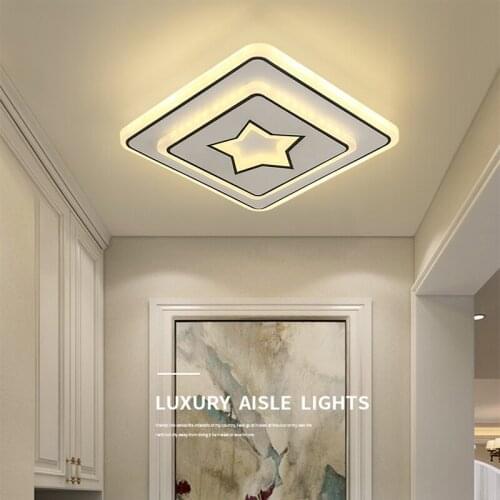 Nordic new modern new balcony channel LED ceiling lamp corridor aisle lamp cloakroom living room bedroom bar decoration lamp