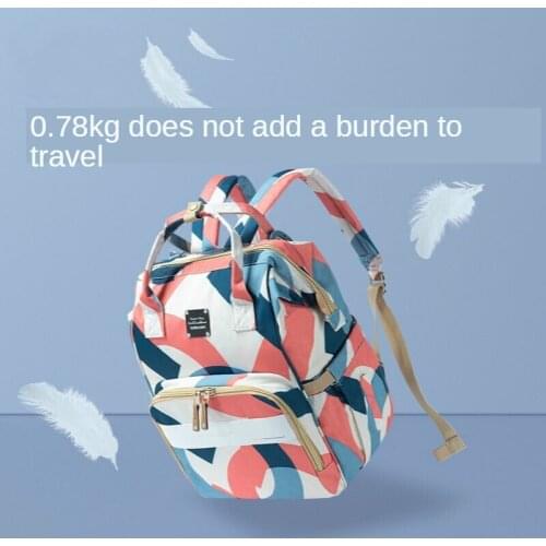 Mummy Bag Baby Diaper Bag Multi-Functional Large Capacity Backpack Portable Outdoor Mom Bag