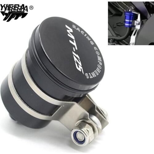 Universal Motorcycle Brake Fluid Reservoir Clutch Tank Oil Fluid Cup for YAMAHA MT125 MT-125 MT 125 2015 2016 2017 MT25 MT-25