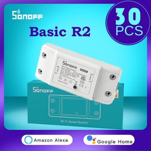 Sonoff Basic WiFi smart electrical switch basicR2 module diy smart home wireless remote control compatible alexa google ewelink