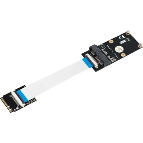 M.2 NGFF Key A/E/A+E to Mini PCI-E Adapter FPC Cable WiFi Wireless Adpater Supports Half-size Full-size Mini PCI-E Network Card