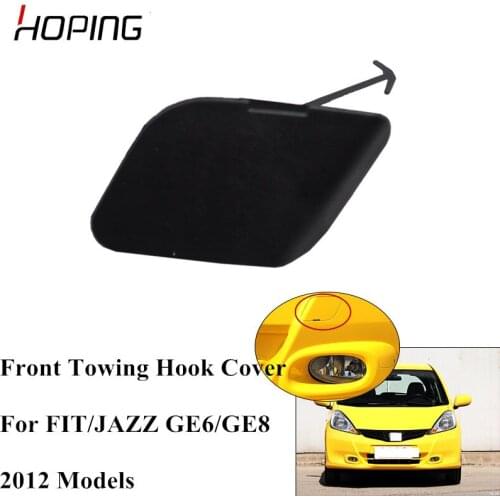 Hoping Front Bumper Towing Hook Cover HONDA FIT JAZZ 2012 GE6 GE8 Fit Jazz Hybrid 2013 2014 GP1 Base Color 71104-TF0-900