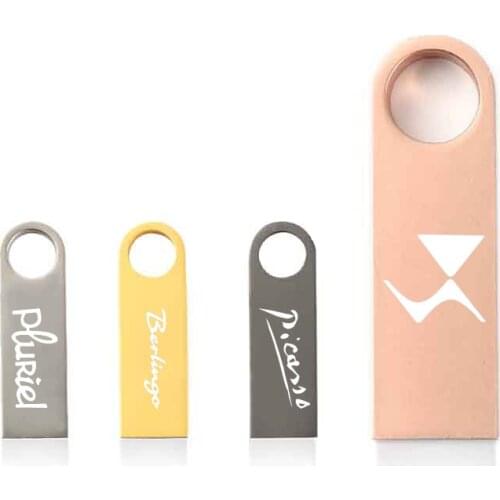 Usb flash drive 16GB 32GB Pen Drive waterproof metal u disk For Citroen DS DS3 DS4 DS5 DS6 DS7 DS9 C2 C8 CACTUS AMI PICASSO