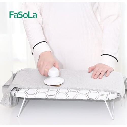 Japanese-style Ironing Board Home Travel Foldable Portable with Cloth Ironing Board Cover Protective Non-slip