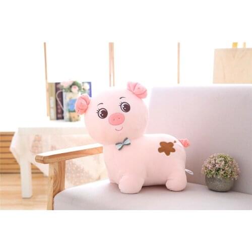 Hot sale toys for kids 2019 plush standing piggy simulation toy