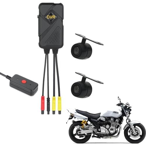 Motorcycle camera Video recorder 1080P dash cam moto bike Camera Driving Recorder Front Rear Recorder Camera
