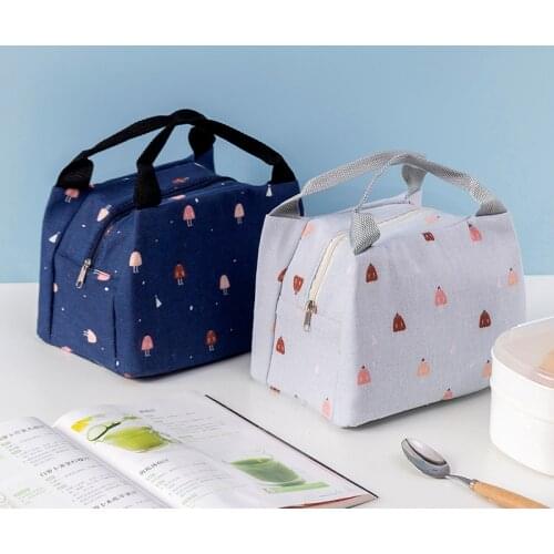 Cartoon Outdoor Picnic Bag Camping Picnic Basket Insulated Lunch Bag Cooler Tote Box Thermal Food Lunch Box Container For Travel