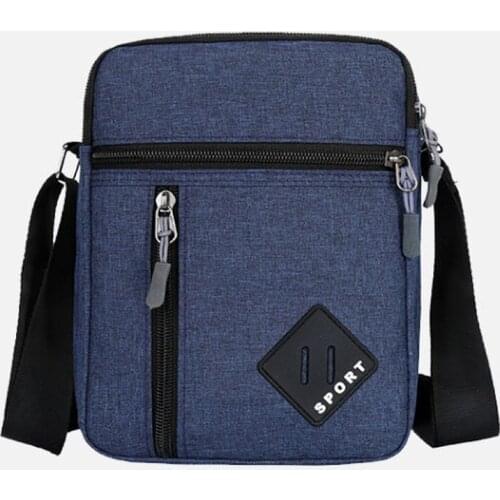 Mens Messenger Bag Crossbody Shoulder Bags Men Small Sling Pack Waterproof Oxford Packs for Work Business Travel Satchel Purse