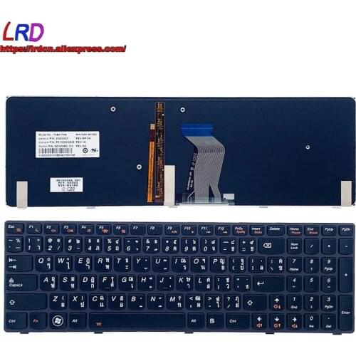 New Original TH Thai Backlit Keyboard for Lenovo Ideapad Y580 Y580A Y580N Laptop 25203127 25203067 25203439