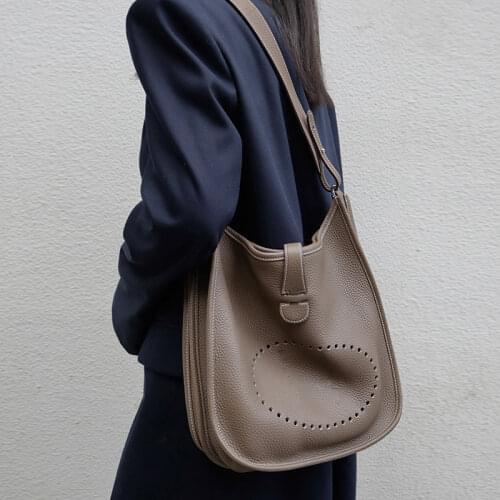2021 New Genuine Leather Women Shoulder Bag Brand Designer Casual Crossbody Bag for Ladies Luxury Handbags Messenger Bag Bolsos