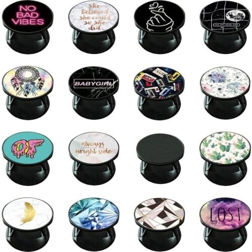 Phone Stand For Smartphones and Tablets Foldable Mobile Phone Universal Finger Ring Holders for iphone Samsung