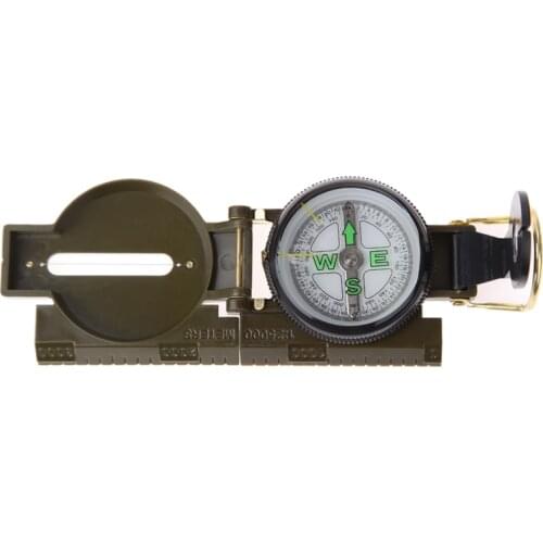 Portable Folding Lens Compass Survival American Military Army Geology Compass bussola kompas For Outdoor Camping Hiking Tool
