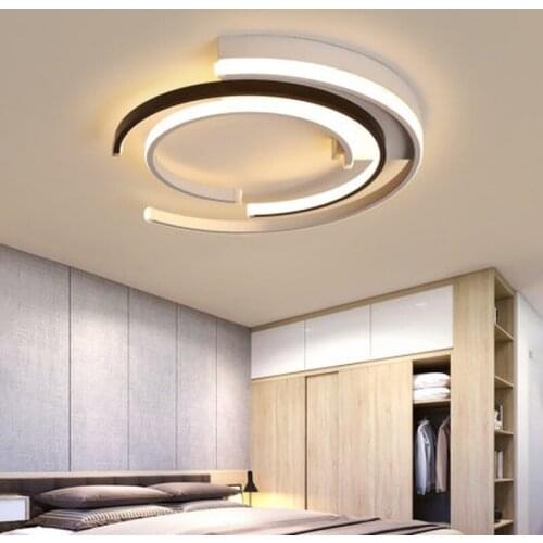 Modern Ceiling lamps for Living room Bedroom Chandeliers Lustre Round Aluminum led Ceiling Lights diningroom decoration WF1019