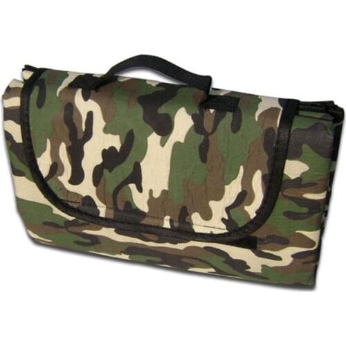 Outdoor PE Cotton Picnic Blanket Waterproof Beach Mat for Camping on Grass Oversize Foldable Sandproof Beach Blanket Park Hiking