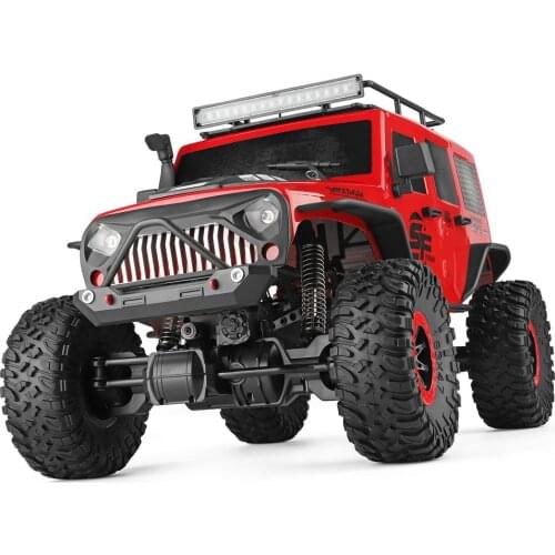 WLTOYS 104311 1:10 RC Car Radio Control Electric Four-wheel Drive Double Bridge High-speed Climbing Car with LED Light Crawler