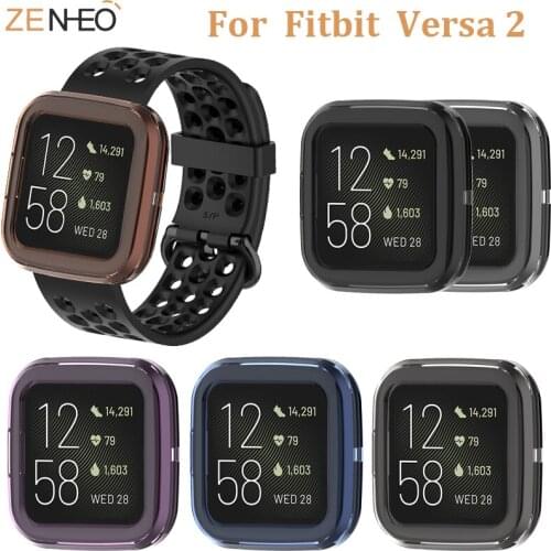 TPU protector Case For Fitbit Versa 2 smart watch Accessories For Fitbit Versa 2 Protective Shell Not full coverage dropshipping