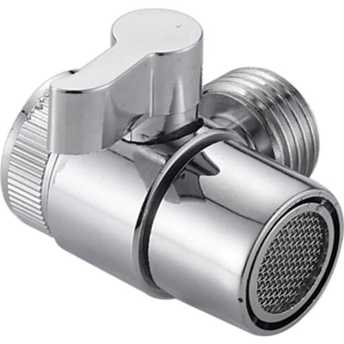 1pcs Bathroom Faucet Shower Diverter 4 Points Faucet Spout Diversion Valve Home Bathroom Kitchen Diverter