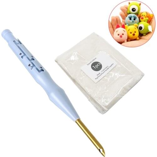 1pc 160mm Embroidery Stitching Needles Threader Guide DIY Craft Tool Sewing Punch Needle for Weaving Rug Yarn Doll