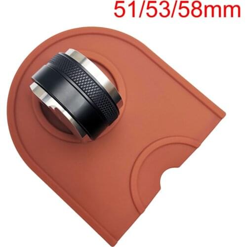 2 in 1 bundle: 51/53/58mm Coffee Distributor & Tamper With Tamping Mat, Professional Espresso Hand Tamper With Adjustable
