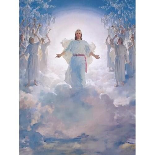 5D Diy Diamond Painting Heaven Jesus Full Square Round Diamond Embroidery Picture Of Rhinestones Diamond Mosaic DropshipZP-1590