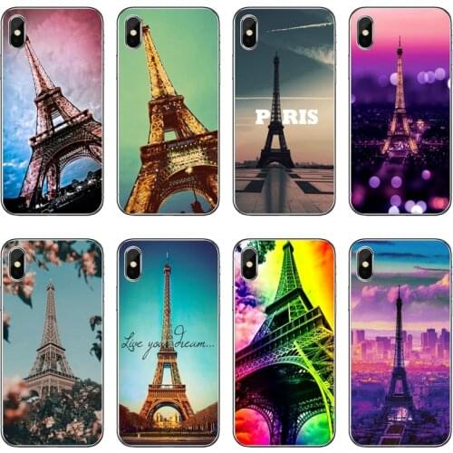 Paris Eiffel Tower Accessories Phone Case For Huawei P30 P20 Pro P10 P9 P8 Lite Y5 Y6 Y7 Y9 P Smart Plus 2018 2019