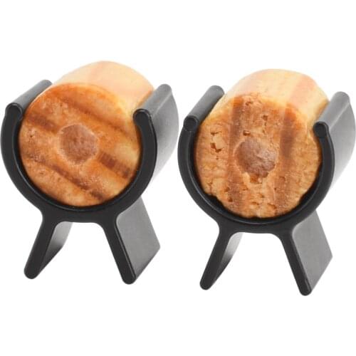 Wood Handlebar Mustache Training Wheels for Men Salon Beard Mustache Styling Template for Beard Shaping Styling Grooming Tool