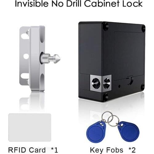 Wooden Drawer Cabinet,Drawer,Shoe Cabinet with RFID Card/Tag Entry Electronic Cabinet Lock Card Locker Hidden DIY Kit