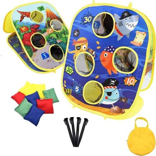 Baby Kids Animal Bean Bag Toys Kids Outdoor Family Party Beanbag Toss Game Portable Children Birthday Gift Play