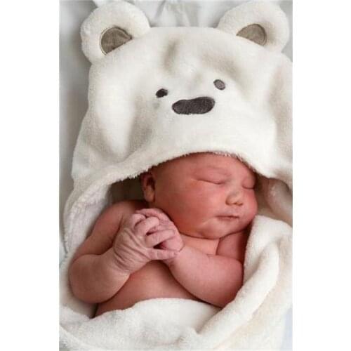 UNIKIDS Animal shape baby hooded bathrobe / baby bathrobe / baby bath towel / baby blankets / neonatal hold to be