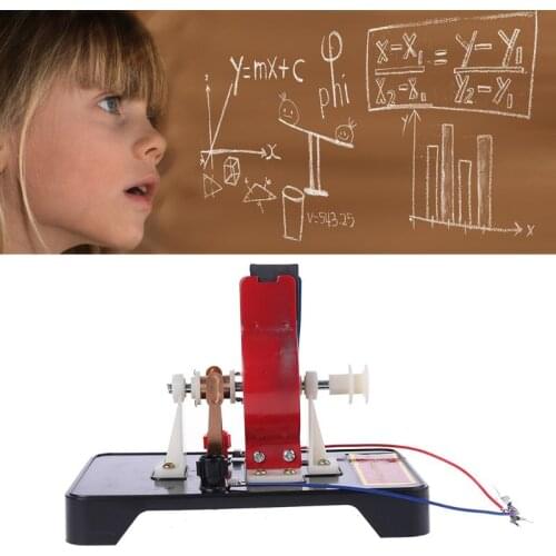 DIY Simple DC Electric Motor Model Assemble Kit for Kids Physics Science Educational Toys