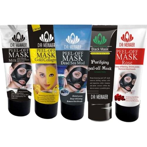Blackheads Remover Skin Care Set With Brush Pore Cleansing Peel Off Mask Acne Treatment Easy to Pull Out Blackheads Mud Mask