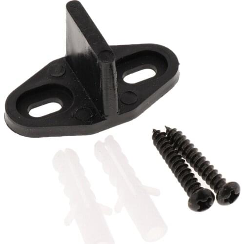 Door Bottom Floor Guide Clip for Sliding Barn Door Hardware with Screws