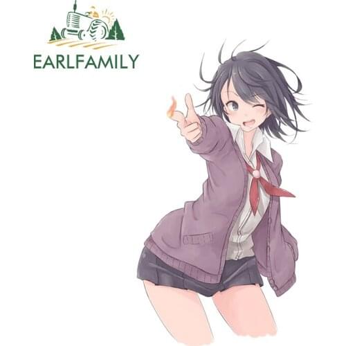 EARLFAMILY 13cm x 7.7cm for Soro Part Waterproof Decal Scratch-proof Anime DIY Fine Personality Camper Vehicle Car Stickers