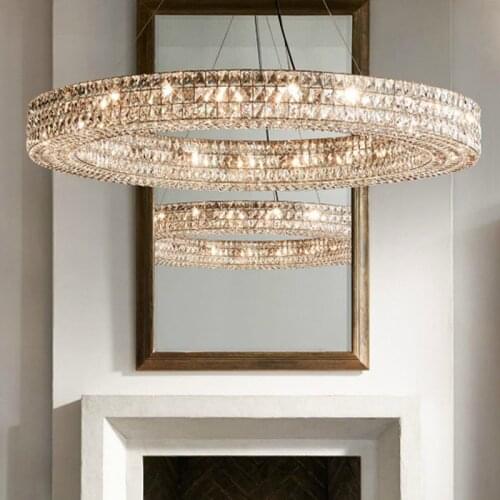HONGHELIGHTING Crystal Pendant Lights