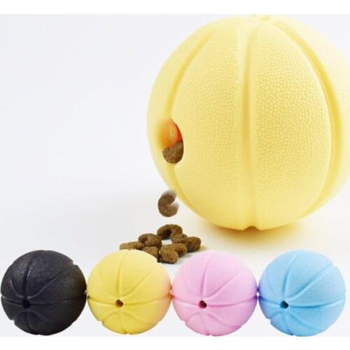 Pet Dog Toys Stretch Rubber Leaking Ball Pet Cat Dog Interactive Toy Chew Toys Tooth Cleaning Balls Puppy Toys Training Products