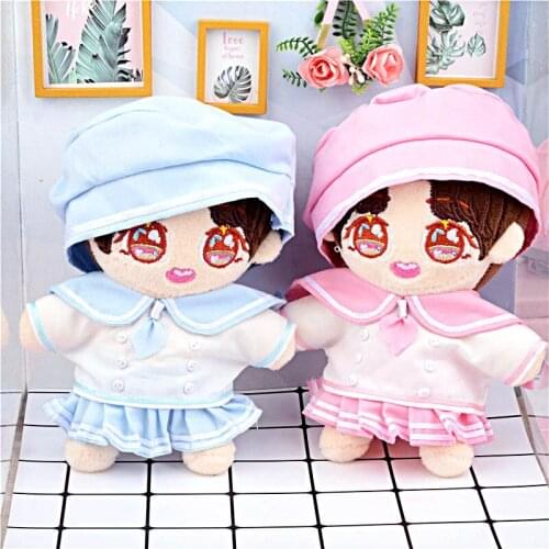 Doll Clothes fit for 20 cm EXO Doll Sailor suit Dolls not include Doll Fans Collection Lovery christmas gift toy for girl doll