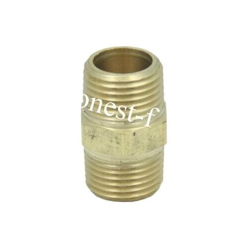 Brass Pipe Hex Nipple Fitting 1/2" Male BSP Air Fuel
